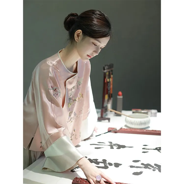 新中式女装国风上衣禅意气质独特高端精致唐装小衫女2025秋季新款