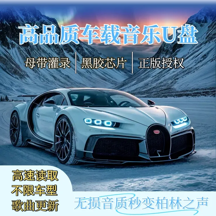 精准调音-新款32G高品质车载优盘2500首正版经典热歌 民谣 DJ舞曲