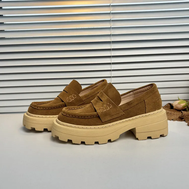 MUMANI/牧玛尼乐福鞋女法式通勤小皮鞋(正码正拍)P110-1