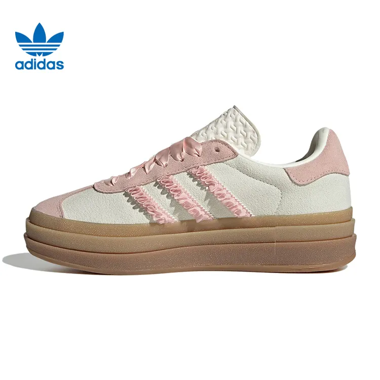 西adidas阿迪达斯三叶草女鞋GAZELLE BOLD运动鞋休闲鞋JR8374