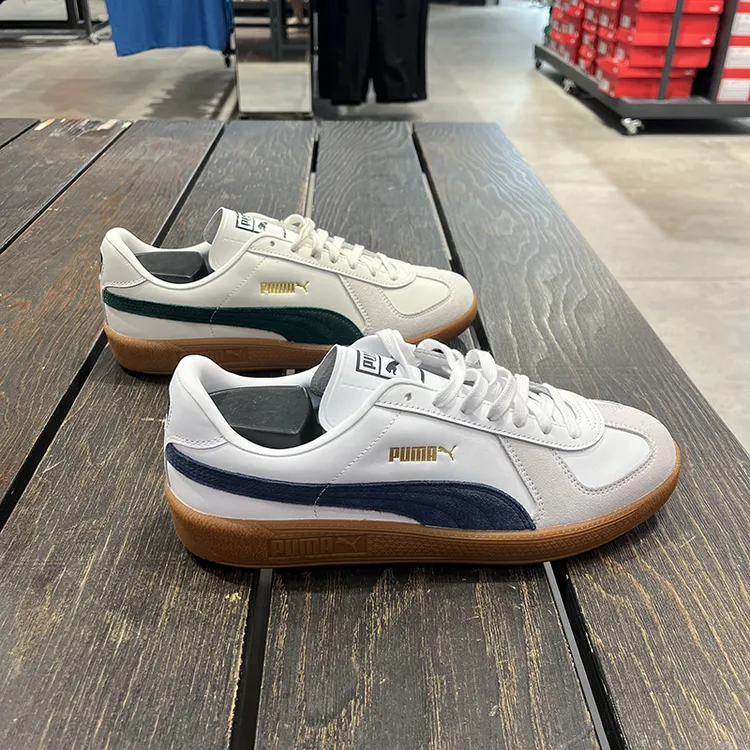 正品PUMA/彪马男女Army trainer复古低帮运动休闲板鞋386607