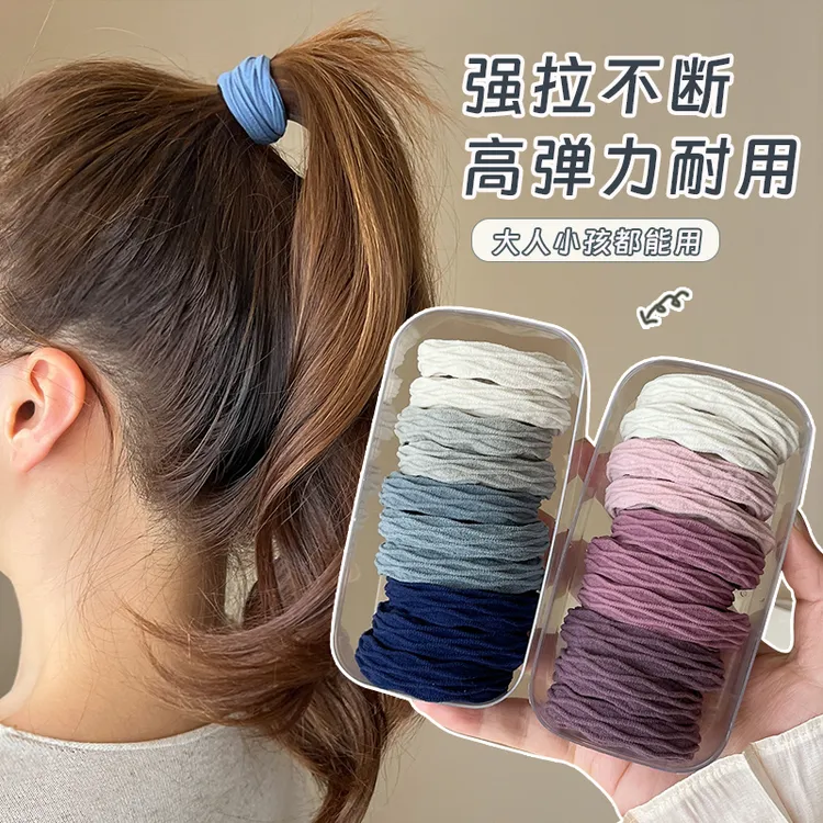 基础款复古高弹力耐用头绳