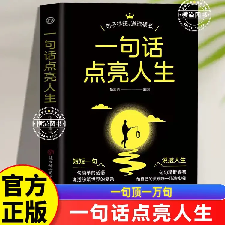 一句话点亮人生 短短一句说透一生句句精辟生活职场通达智慧书籍 