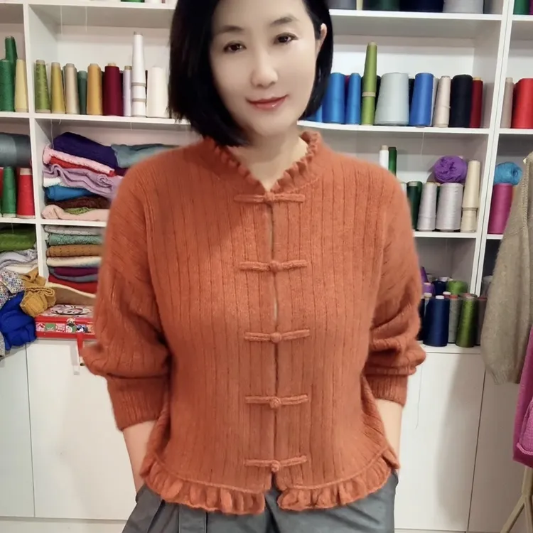 木耳边国风开衫教程