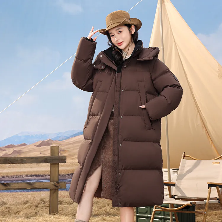 【补贴链接】雪中飞冬季90绒羽绒服加厚过膝小个子女款GQX40144426F