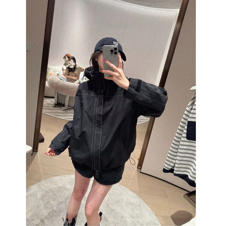 BETTER JOELAY -【三角轨迹】高端百搭短外套韩版时尚休闲Z0869