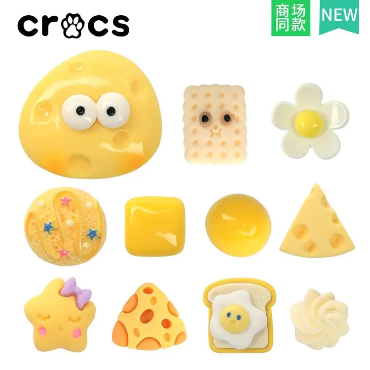 洞洞配饰鞋扣智必星卡扣卡洛驰鞋花装饰可拆卸diy可爱配件卡通女