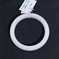 和田玉白玉手镯玉镯57圈口（Y）