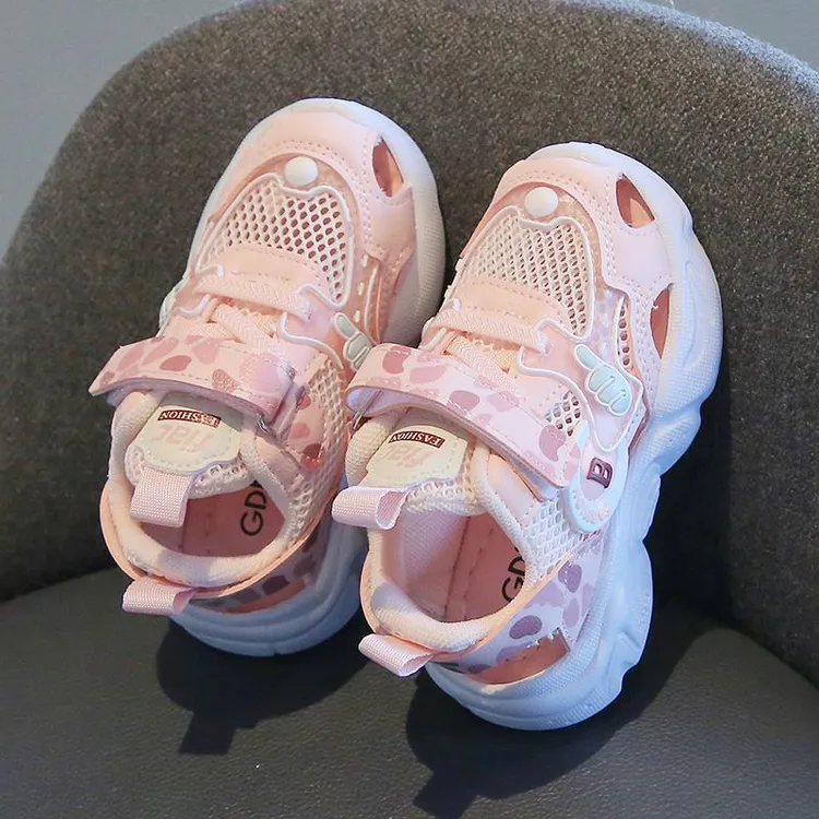 巴拉巴拉适用女童半凉鞋2025新款儿童凉鞋男童镂空运动鞋夏季时尚