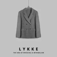 LYKKE 25新款森系复古短款百搭款西装大衣外套-E510