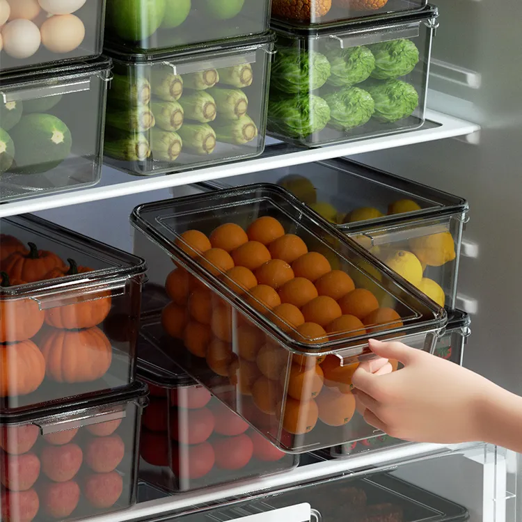 【3个巨大号】冰箱收纳盒厨房专用整理蔬菜水果储物盒冷冻盒保鲜盒