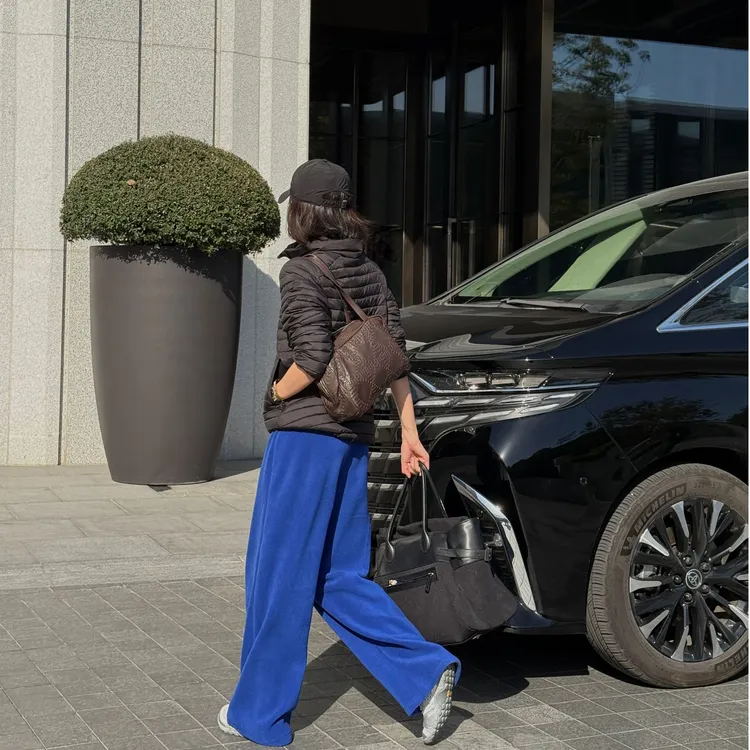 DE Mincollection牛奶裤/软糯厚款双面奥粒绒保暖舒适休闲裤55898