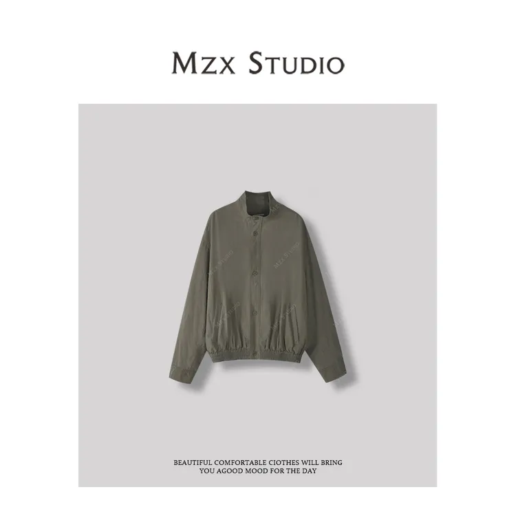 MZX 春夏全棉设计感立领外套 WT8156-A