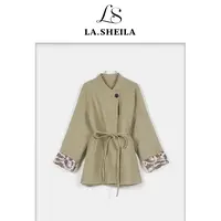 LA.Sheila 新中式老花大衣外套253-WT/0924-98155