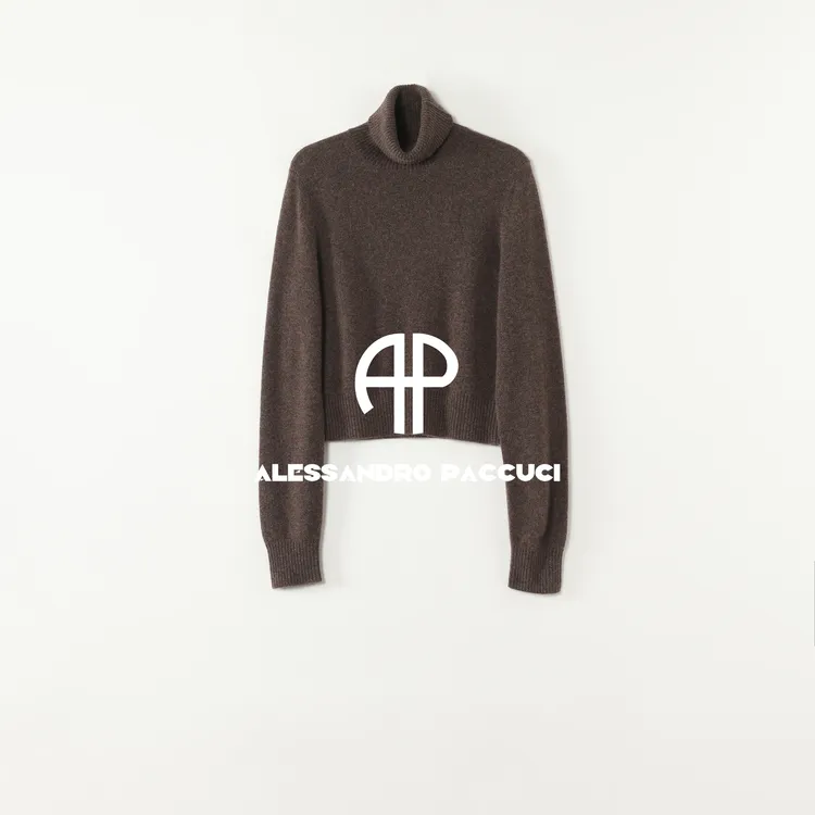 AP洛哥54242ST/-1【泡芙】100羊绒高领多色长袖时尚百搭针织套头衫