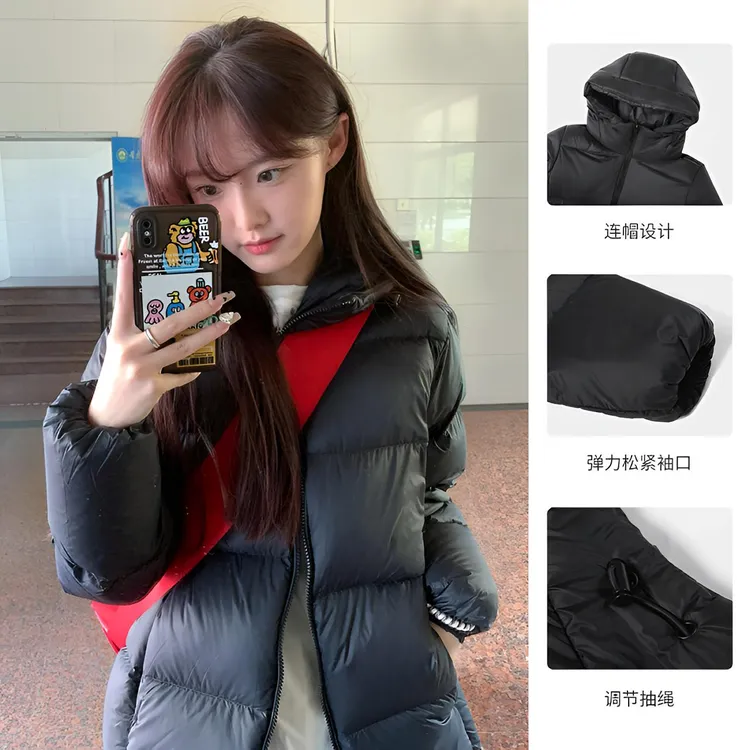 御雪狮【YUXUESHI羽行无界】2025年冬季厚款90绒连帽面包羽绒服情侣