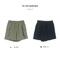YUEN ELEVEN屿恩小众自制【工装短裤】简约宽松夏季时尚百搭休闲裤