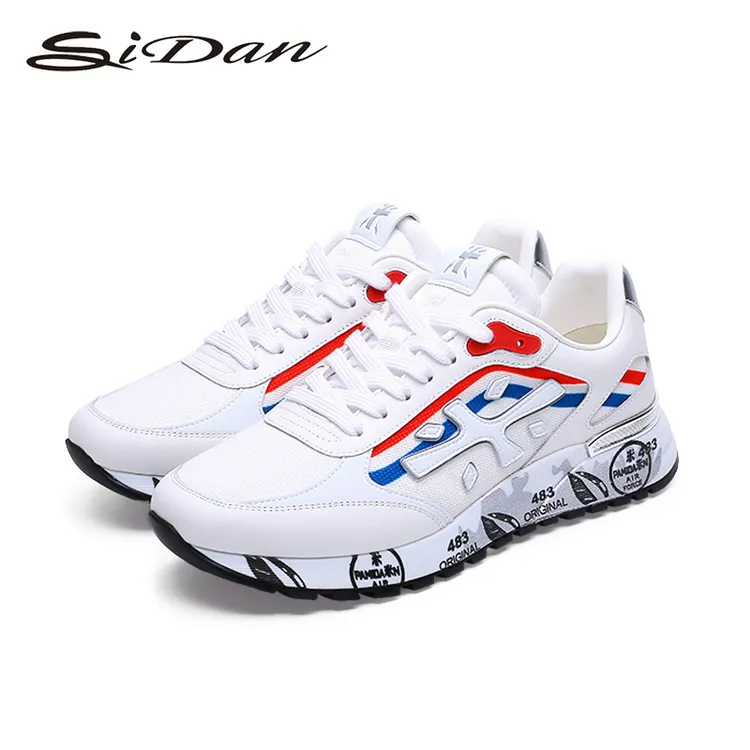 意大利Sidan/斯丹PAMIDAN秋冬系列时尚轻奢米字透气运动休闲鞋男