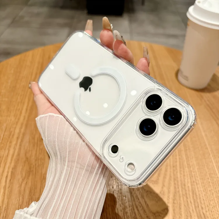 磁吸适用iphone17promax手机壳苹果16/15pro透明全包防摔14保护壳