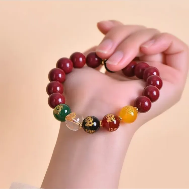 2025蛇年新款八大守护五路財手串男女饰品驾车用品