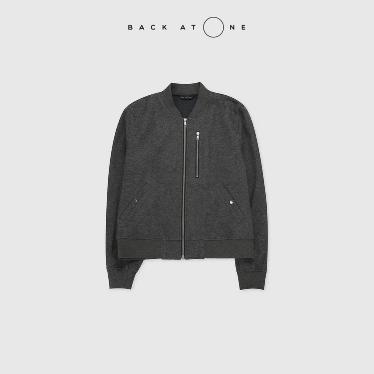 BACKATONE“温婉英姿”  时尚美丽诺羊毛棒球服外套 BFS-1BC192C-K