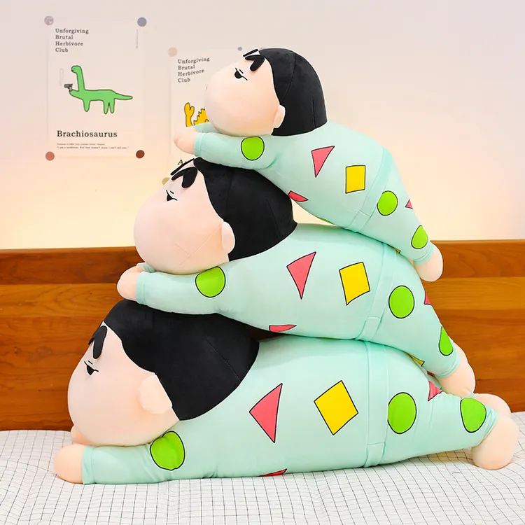 蜡笔小新公仔毛绒玩具睡衣趴趴陪睡玩偶抱枕娃娃生日礼物