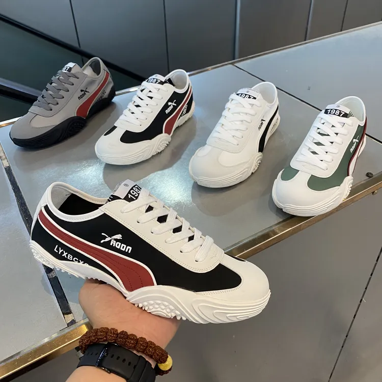 2025新款四季速干布面透气舒适运动休闲鞋轻奢时尚潮流百搭男鞋