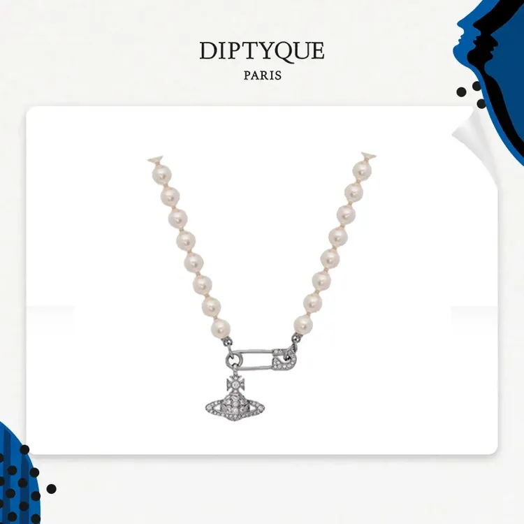 Diptyque「土星orb系列」土星别针项链L1-4