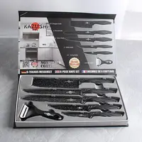 【外贸品质】德国家用菜刀具六件套装超快锋利切肉削皮款式随机
