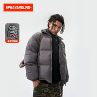 SPRAYGROUND 鲨鱼嘴羽绒服保暖宽松立领潮流冬季男士HD WE041304