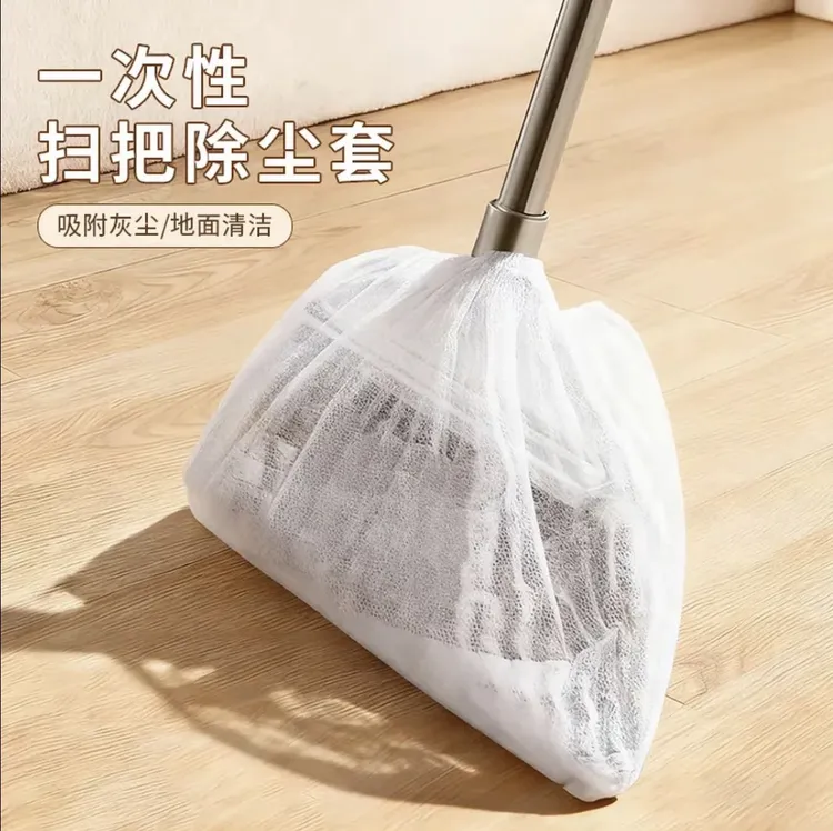 抢100个装！一次性扫把除尘套地面毛发清洁罩缝隙灰尘吸附打扫工具商品图