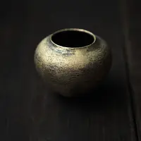 松风-（新）金手拉建水-茶道-茶器
