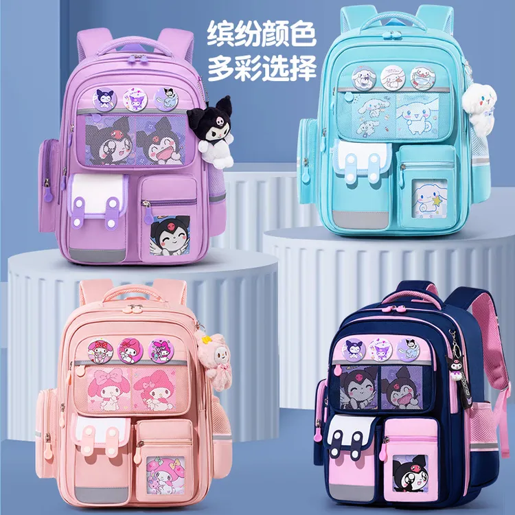 卡皮巴拉多功能减负书包1-3-6年级小学生书包护脊超轻学生书包