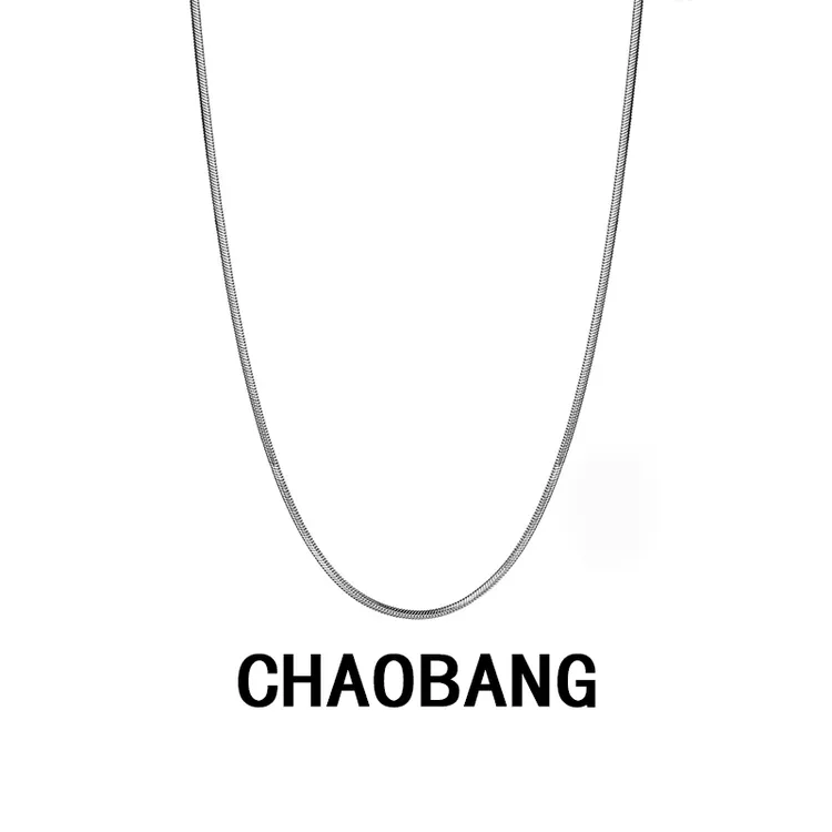 不锈钢项链 不锈钢不掉色方蛇骨链小众个性冷淡风配饰时尚百搭INS