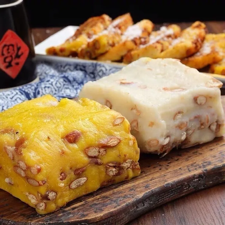 东北传统手工大黄米切糕粘糯红芸豆年糕早餐特色小吃