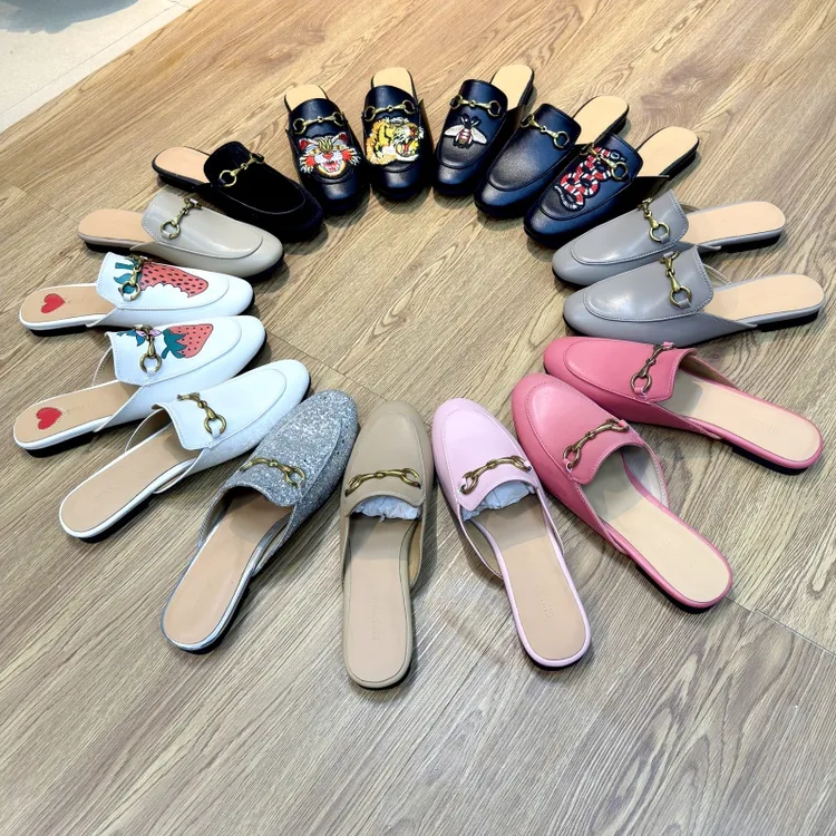 穆勒懒人鞋包头凉拖鞋女夏外穿2025新款真皮平底鞋网红无后跟半拖