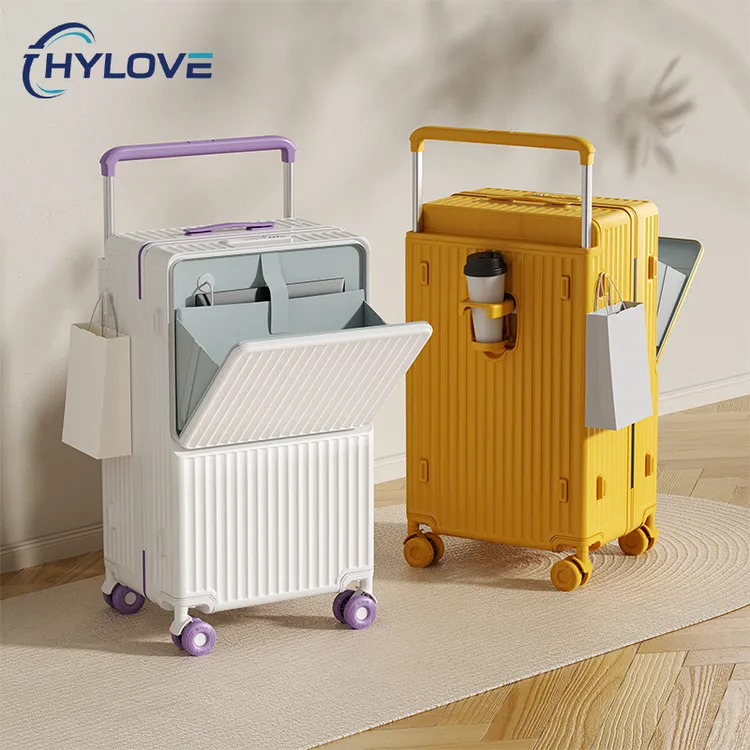 大容量拉杆行李箱男女大学生旅行登机密码箱结实耐用轻便时尚箱子商品图