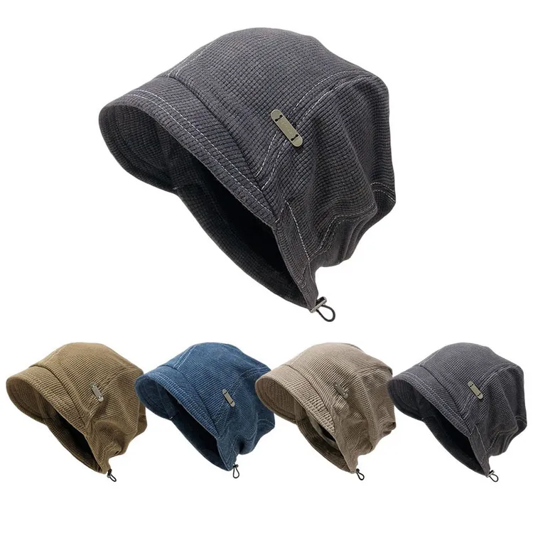 韩版网红堆堆帽冷帽女款套头帽小众大头围显脸小包头帽宽松月子帽