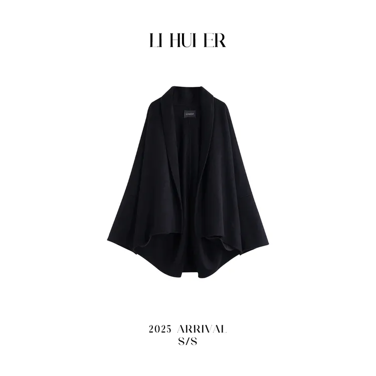 LiHuiEr李慧儿【信影】 高级感通勤黑色西装外套LL0251141