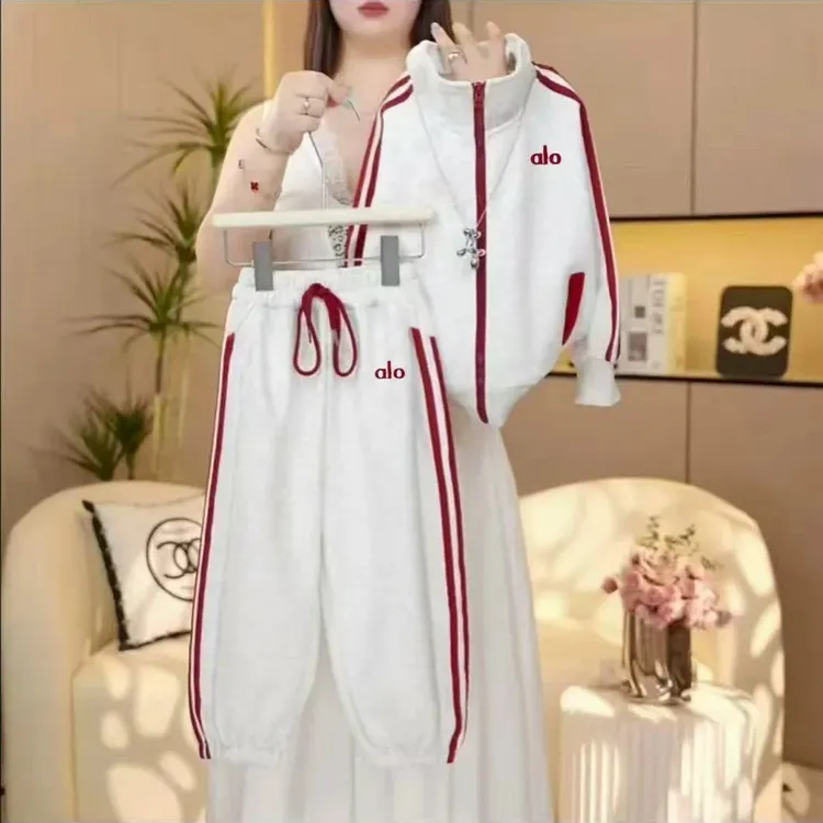 2025秋季新款儿童休闲风运动拼色时尚两件套百搭洋气拉链套装