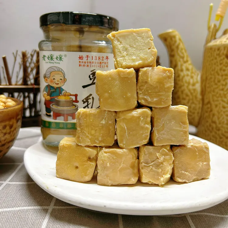 无花椒土坛发酵原汁原味豆腐乳霉豆腐下饭搭档白豆腐清淡口味商品图