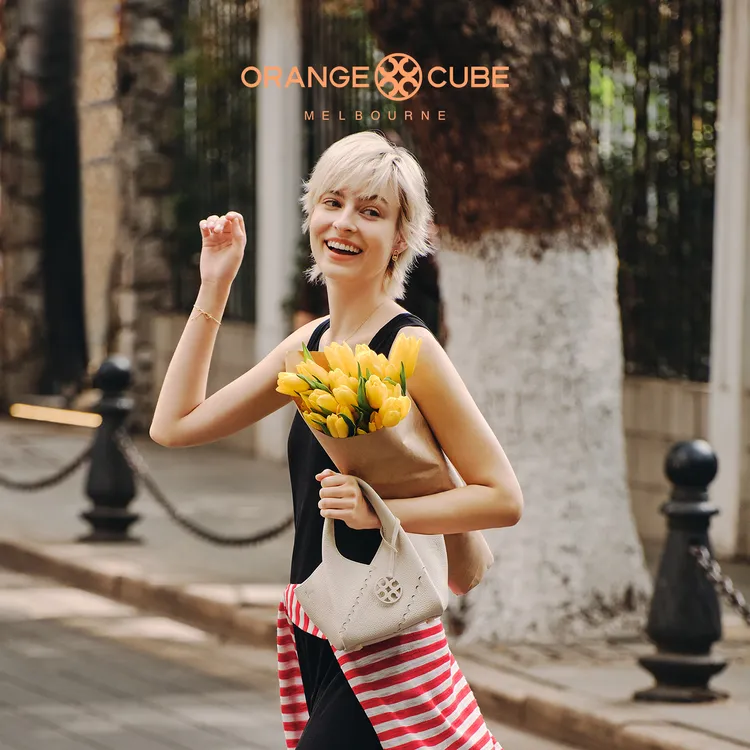 OrangeCube【幸运漫步】爆款粽叶小菜篮包手提包女包包高级小众轻奢商品图
