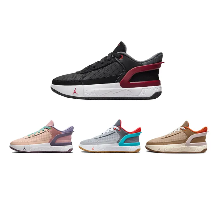 正品NIKE耐克Jordan大童篮球鞋男童女童低帮舒适缓震运动鞋FQ1306