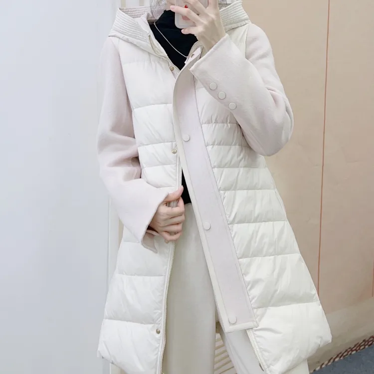 570时尚休闲拼接双面韩版百搭羽绒服D570/GP