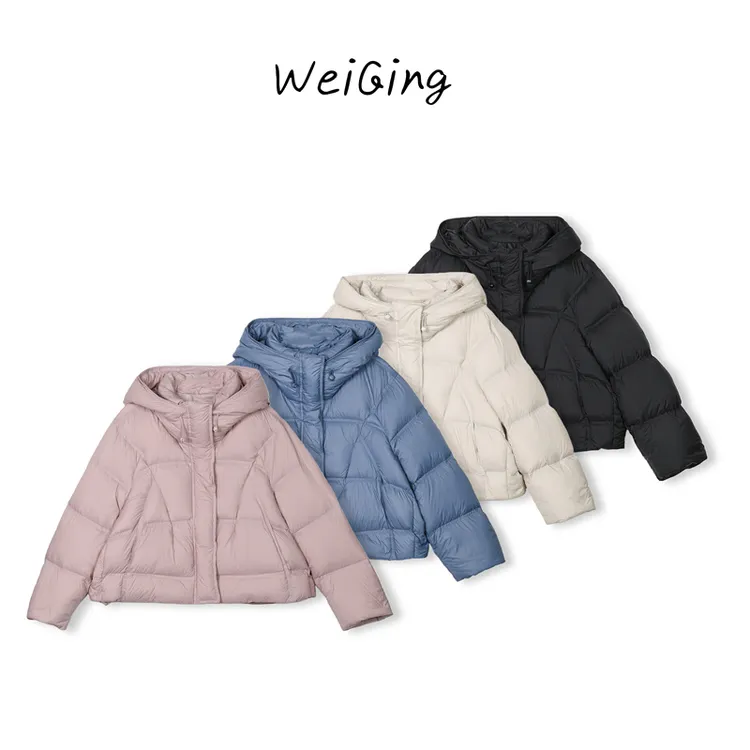 【丹姐家~云朵泡芙】新国标90白鸭绒！长效锁温冬季新款连帽短款