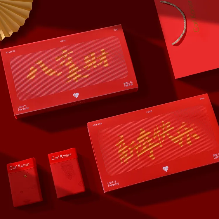 CARL KAISER八方来财新年限定礼盒 马年本命年红色男士内裤莫代尔商品图