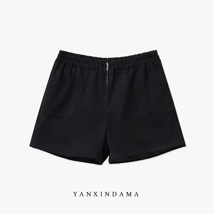 【岩心】大码女装300斤胖MM简约外穿百搭毛呢显瘦打底靴裤62947