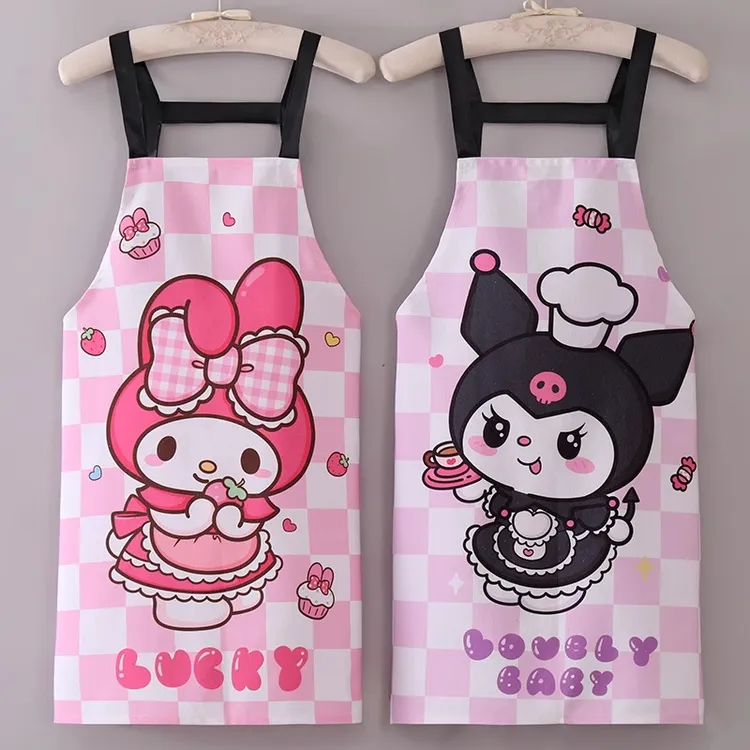 2025新款无袖围裙厨房家用做饭女高颜值夏天薄款工作服年轻款围腰