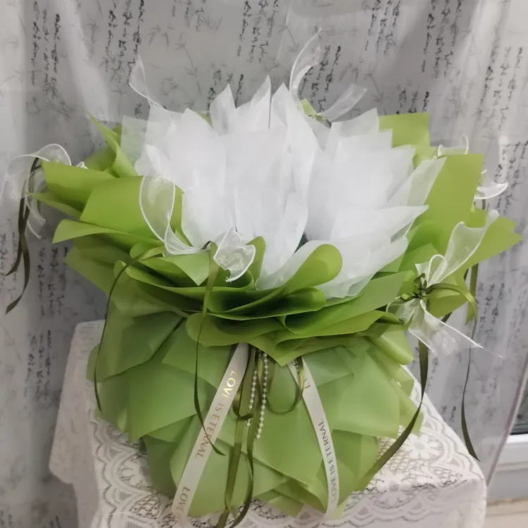 33支-52支尖尖角花束包装半成品鲜花零食包装纸尖角花束空包装