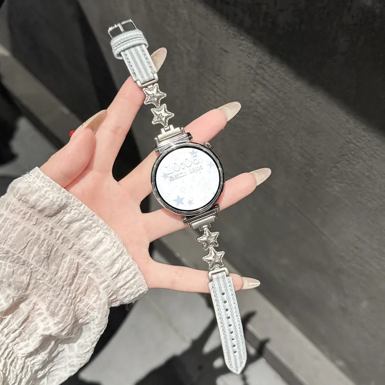 星光璀璨适用于华为gt5表带gt6手表牛仔gt6pro/5pro荣耀Magic腕带